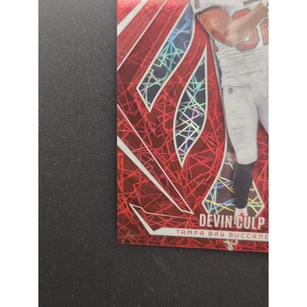 2024 Panini Phoenix Football Devin Culp #176 Red Lazer /199 (RC) Buccaneers